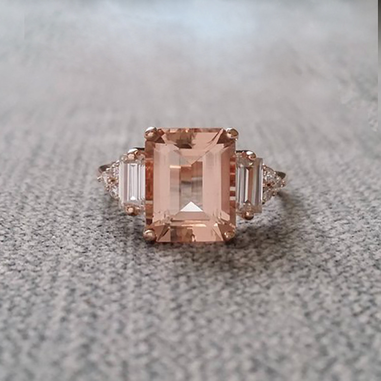 Cross-Border Hot-Selling Fashionable and Exquisite Diamond-Encrusted Rings, Romantic Women's Engagement, Wedding, and Holiday Rings Manufacturer Cross-Border Hot-Selling Fashionable and Exquisite Diamond-Encrusted Rings, Romantic Women's Engagement, Wedding, and Holiday Rings Manufacturer