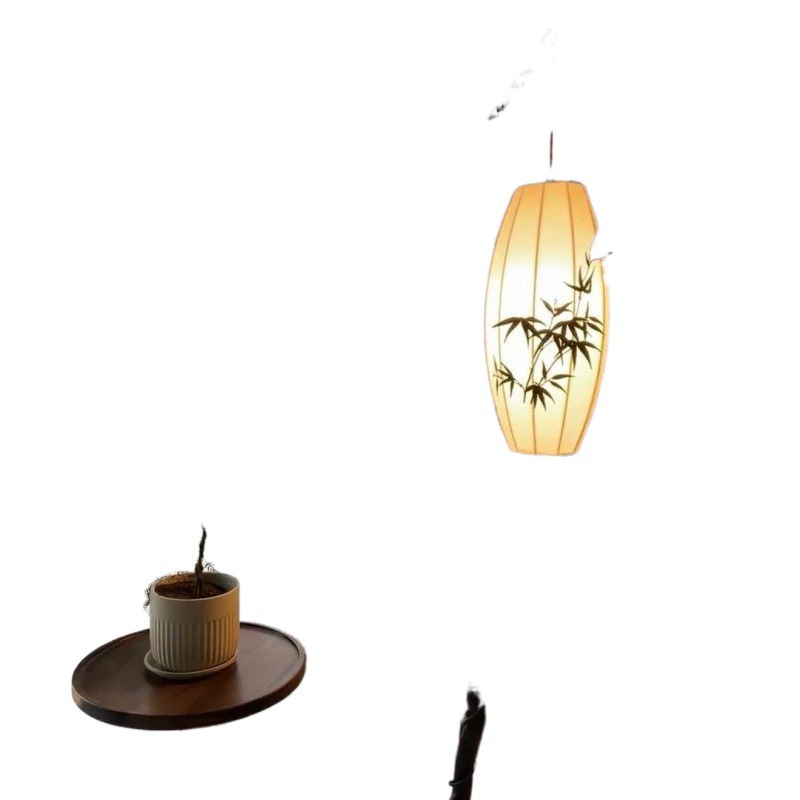 Настольная/полочная лампа? Wait input is floor lamp. Translate: "Retro floor lamp, lights, cloth, floor flashlight for fishing, Chinese style" -> "Ретро торшер, светильник из ткани на пол, фонарь для рыбалки, китайский стиль"