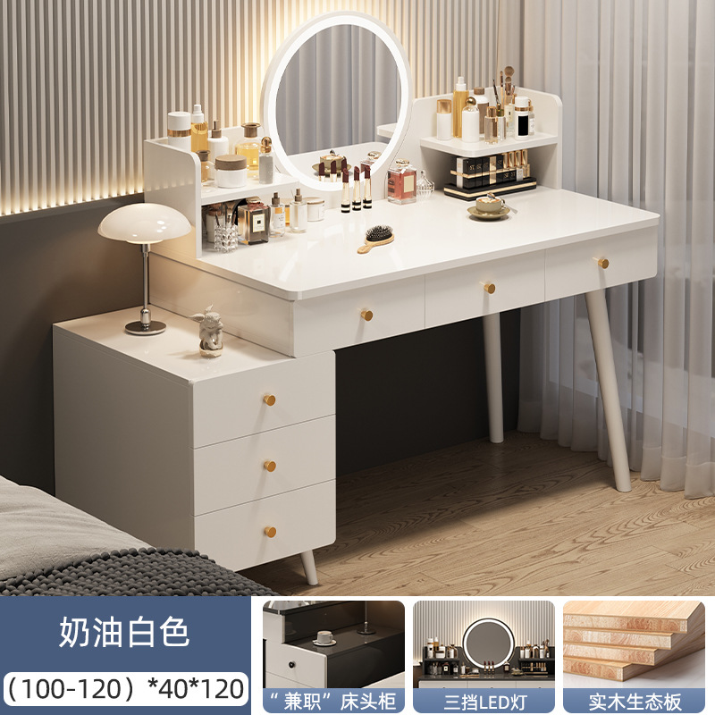 2026 nuevo estilo personalizado simple mesas de cabecera en una mesa de tocador espejo de maquillaje dormitorio image 18