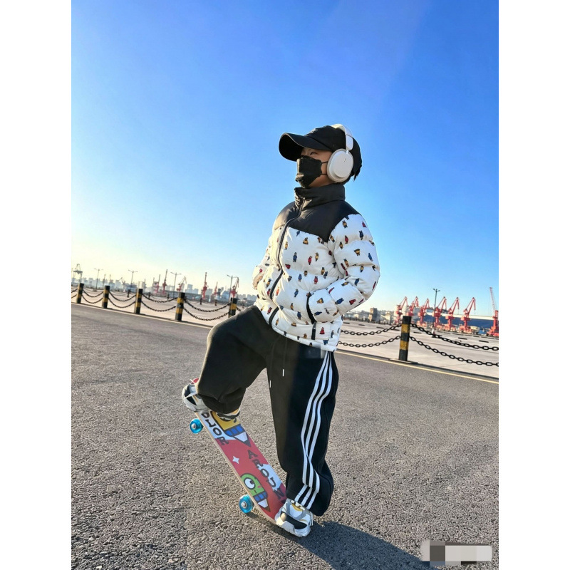 Cross-border US version 1996 children's down jacket TNF white duck down 700 fill power children's outdoor warm down jacket Cross-border US version 1996 children's down jacket TNF white duck down 700 fill power children's outdoor warm down jacket