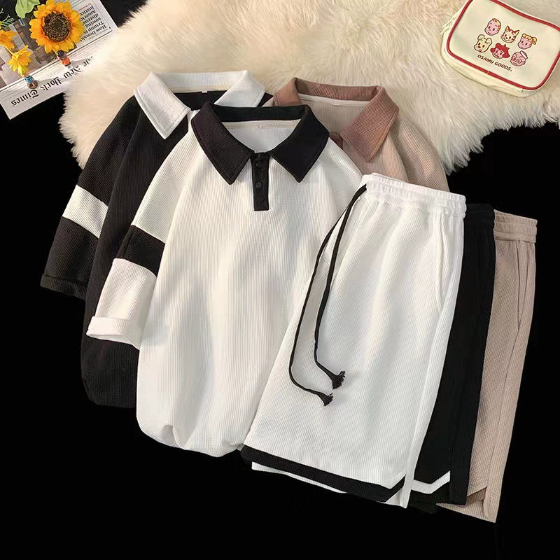 Летняя дышащая comfortable ткань? set? polo? мужской стиль