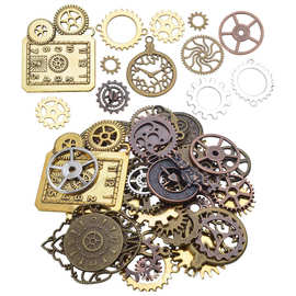复古系列 DIY饰品 多款混齿轮钟表挂坠 百搭手链项链吊坠饰品配件