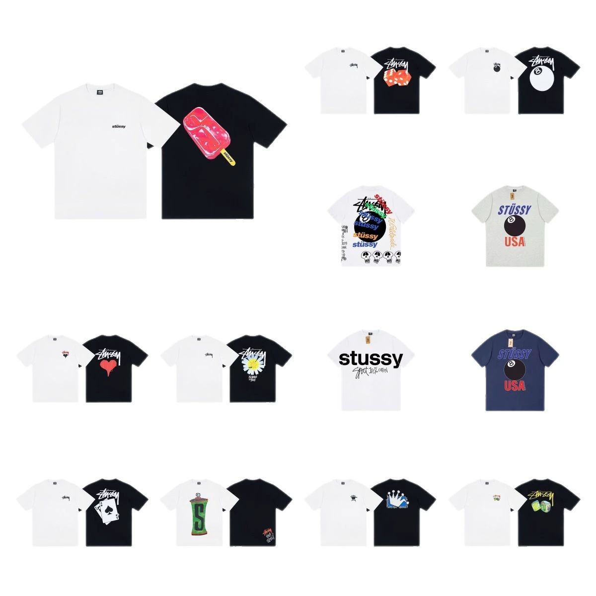 Quality classic summer short sleeve T-shirt, with short sleeve, for beloved