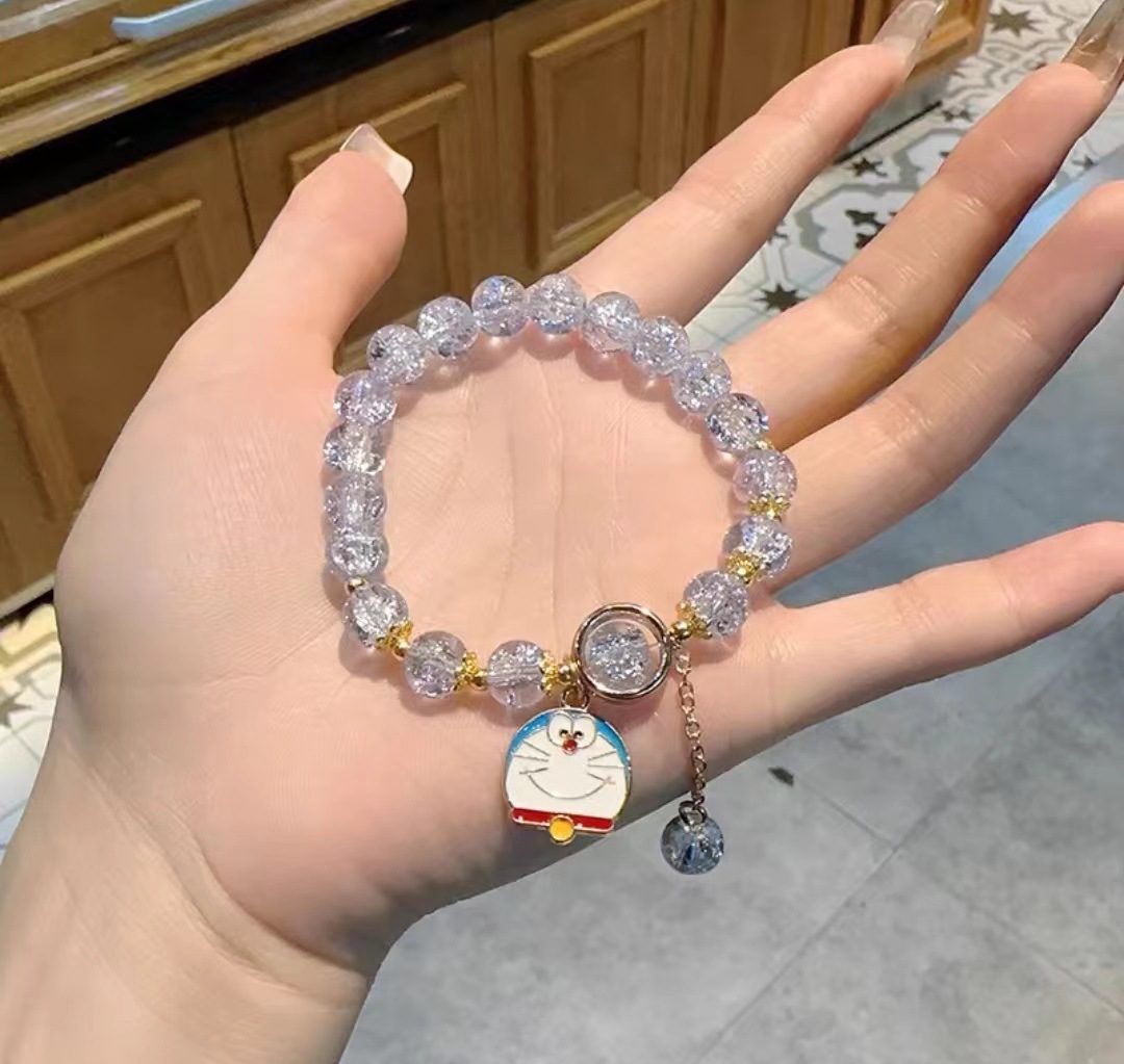 Pulsera de gato tintineo azul