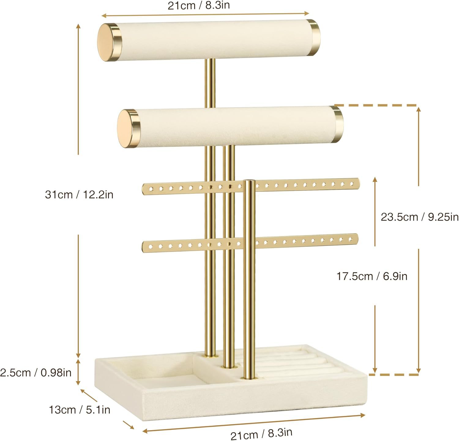 흰색 3단 철제 선반