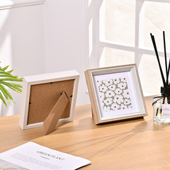 Creative 7-inch Square 3D Photo Frame for Studio Wedding Children's Photo Display Stand, Available in Multiple Sizes, Factory Wholesale