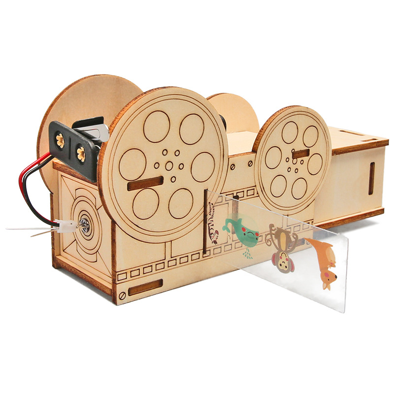 Proyector de diapositivas casero para niños proyector Escuela Primaria juguetes educativos experimento científico equipo DIY Tecnología pequeña producción
