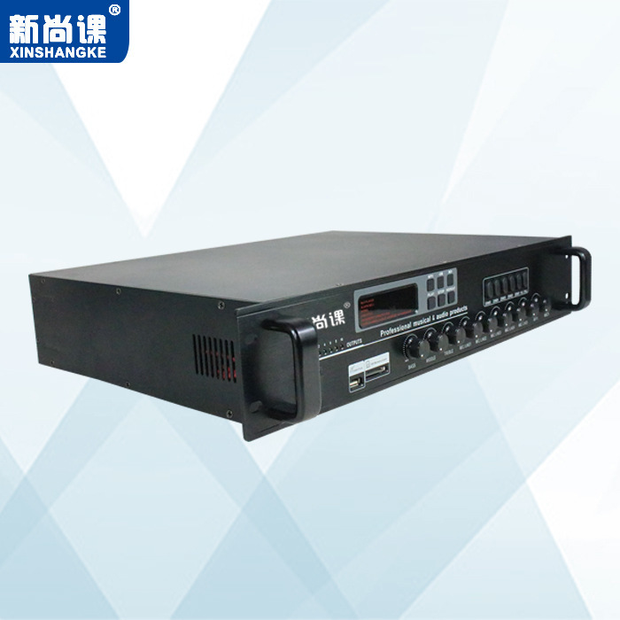 Frequencia gratuita de cinco regiones amplificador de transmisión de toda la región USB SD reproducción de resistencia fija y voltaje fijo combinado amplificador de potencia de alta potencia