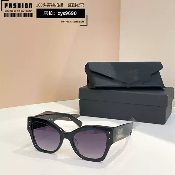 Dujia European and American Ins Butterfly Frame Sunglasses Xiaohongshu Female Same Style Acetate Fashion Sunglasses Trendy Men Dg4478