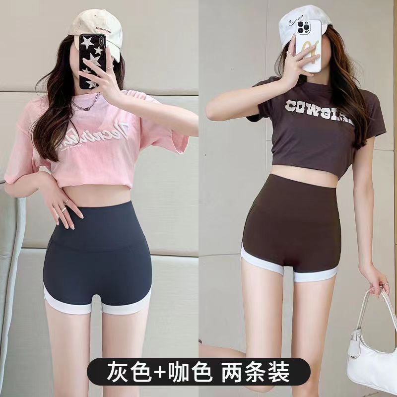 鲨鱼裤女夏季可外穿短裤收腹提臀防走光安全裤健身瑜伽骑行打底裤|undefined