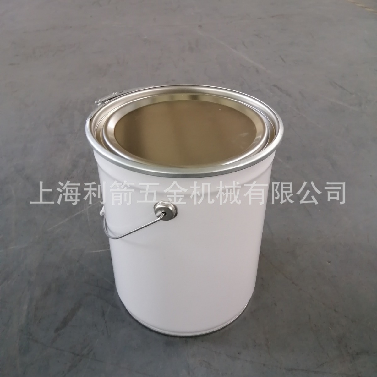 上海利箭20L直身桶开口抱箍桶铁桶金属桶热熔胶桶厂家
