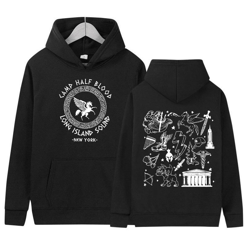 Camp Half Blood Percy Jackson suéter Long Island sudadera casual sudadera hombres y mujeres