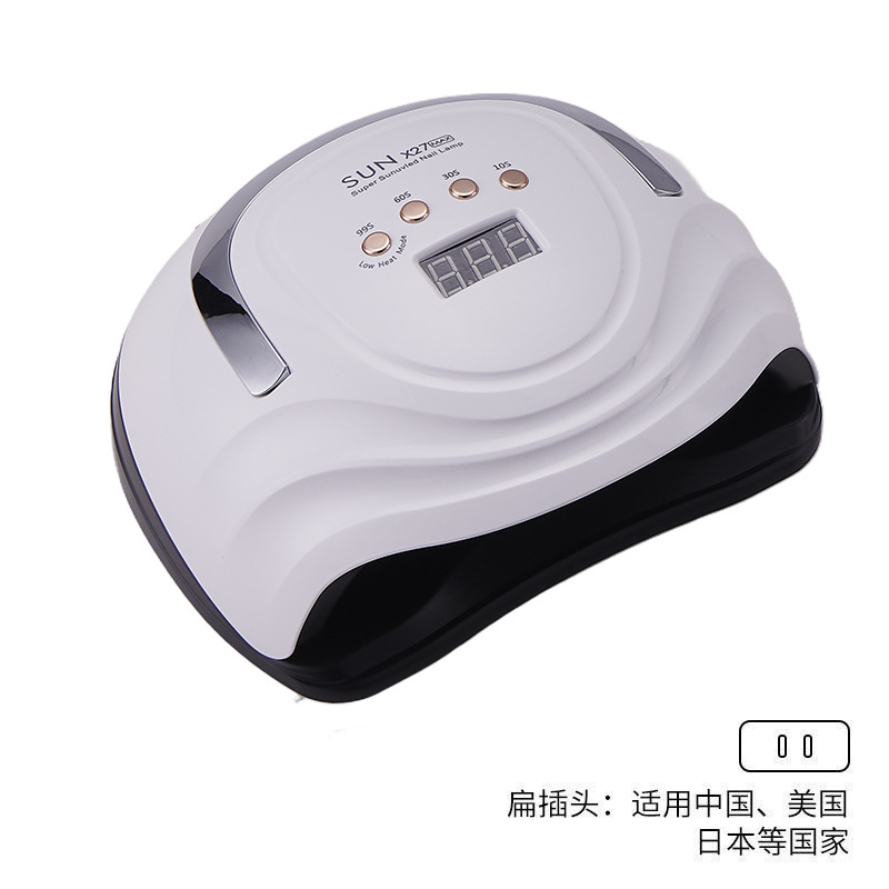 Lámpara de manicuras transfronteriza de alta potencia 380W con lámpara de pegamento de manicuras portátil, lámpara de horneado de manicuras, lámpara de fototerapia inteligente especial para secado rápido