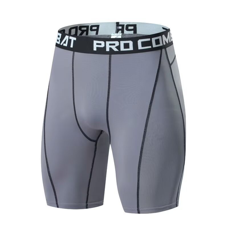 Pantalones cortos deportivos, pantalones elásticos transpirables para hombres, leggings transpirables, anti-permeación de verano, fábrica transfronteriza al por mayor