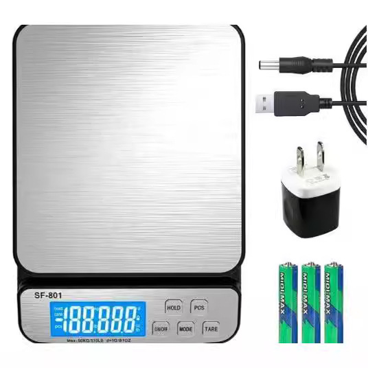 2023 Báscula electrónica 50kg/1g Báscula de cocina Kescala 801 Báscula electrónica de cocina Báscula exprés