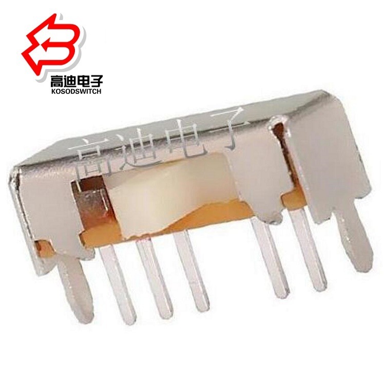 直滑4档拨动开关单极  拨动开关四档单排5脚  4档滑动开关4档1P4T