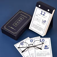 Пользовательский цветной заклепки ручной Tear календарь обратный отсчет Креативный дизайн календарь 2024YO круг Настольный календарь двойное кольцо календарь