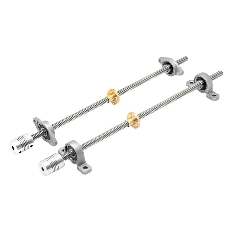 Qipang 3d аксессуары для принтеров T8 винт шагового двигателя винт T8 винт гайка костюм диаметр 8 мм