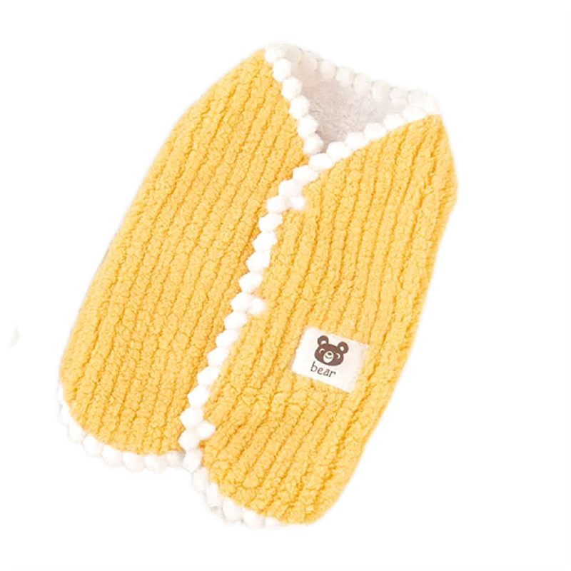 가을, 겨울 강아지 의류 테디 BICHON 고양이 의류 귀여운 플러스 벨벳 따뜻한 조끼 조끼 애완 동물 의류