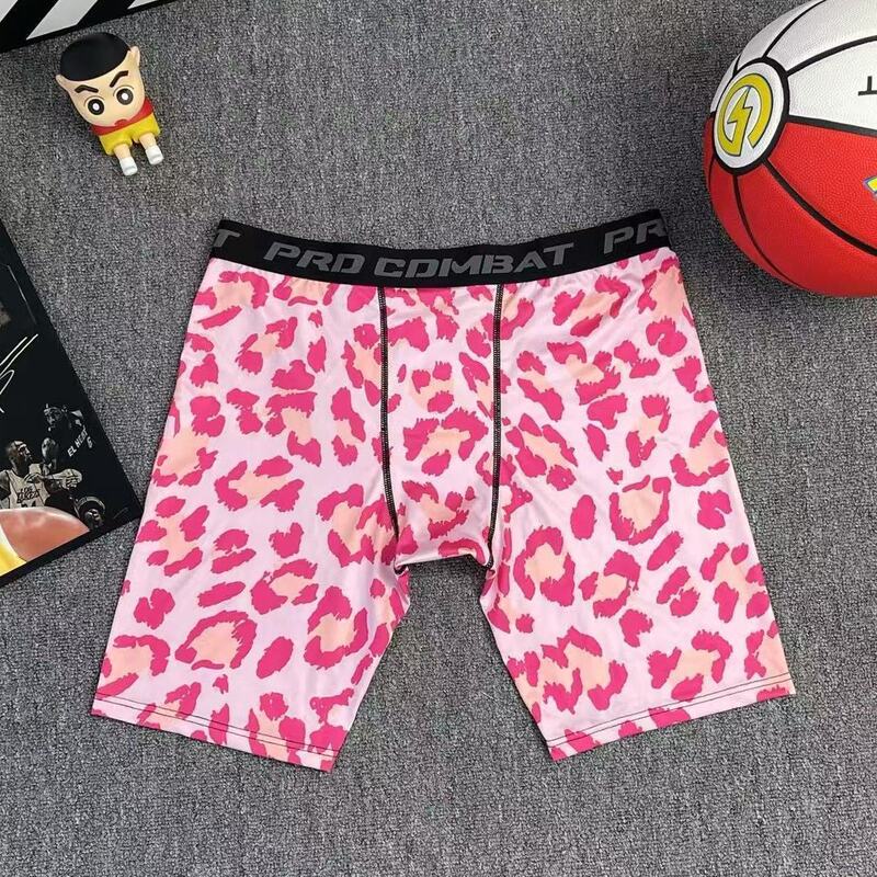 American-Style Basketball Compression Shorts, Summer Fitness Workout Shorts, Men's Elastic Sports Leggings