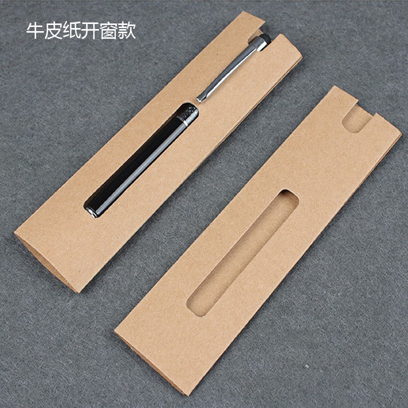 Bolsas de regalo kraft al por mayor bolsas de bolígrafo de estudiantes bolsas de bolígrafo de firma publicitarias de conferencias de negocios logotipo impreso