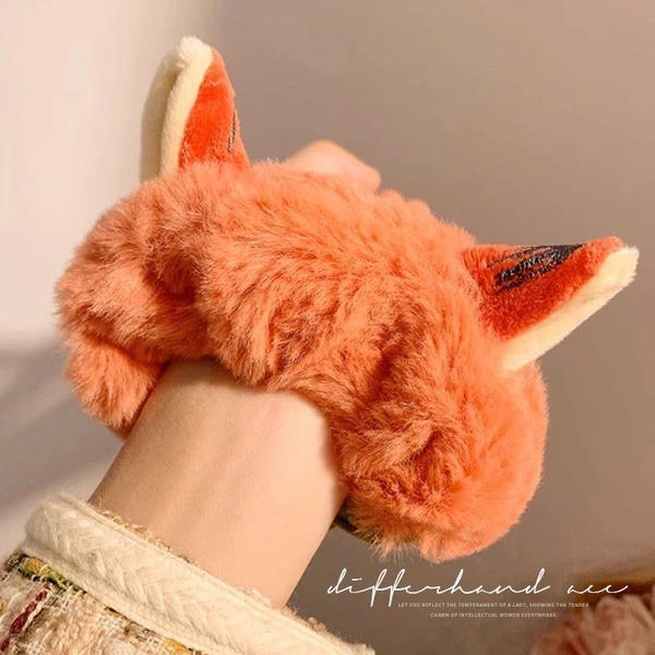 Fox ears hair tie