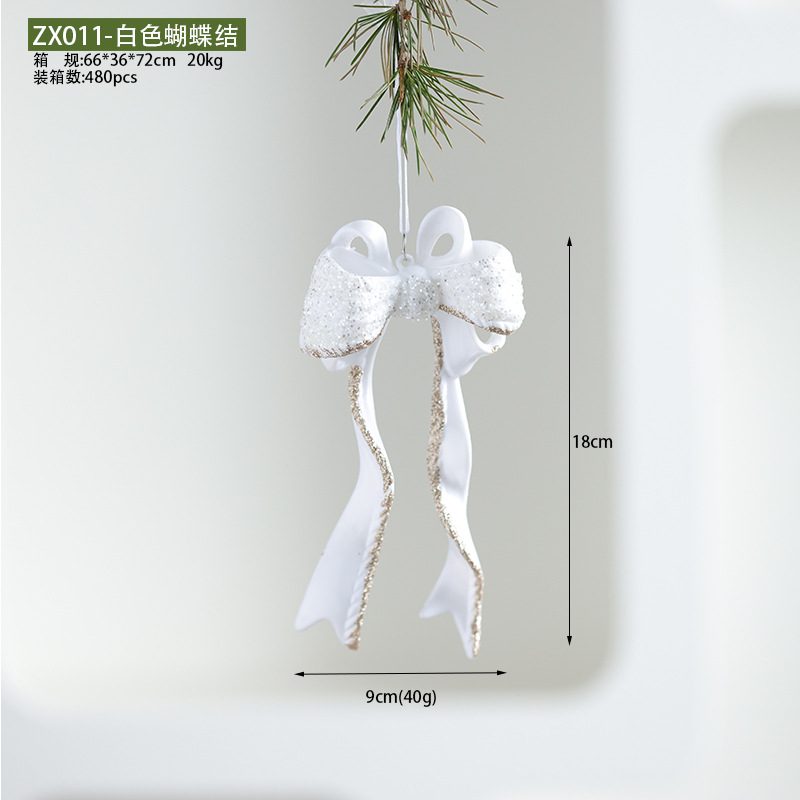 Buscando madera producto transfronterizo nuevo caramelo blanco de Navidad copo de nieve torre mariposa colgante de acrílico colgante de acrílico colgante de acrílico