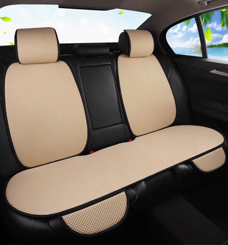 Car Massage Net, Universal Seat Cushion for All Seasons, Fashionable, Simple, Non-Slip, Wear-Resistant, Breathable and Comfortable Single-Seat Three-Piece Seat Cushion