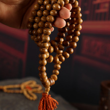 尼泊尔牛骨佛珠批发108颗念珠西藏民族饰品毛衣项链牛骨佛珠