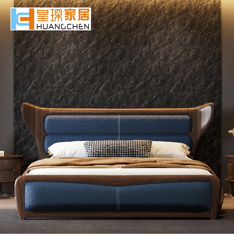 皇 轻 奢 中心 实 木 金 金 家具 房 层 房整