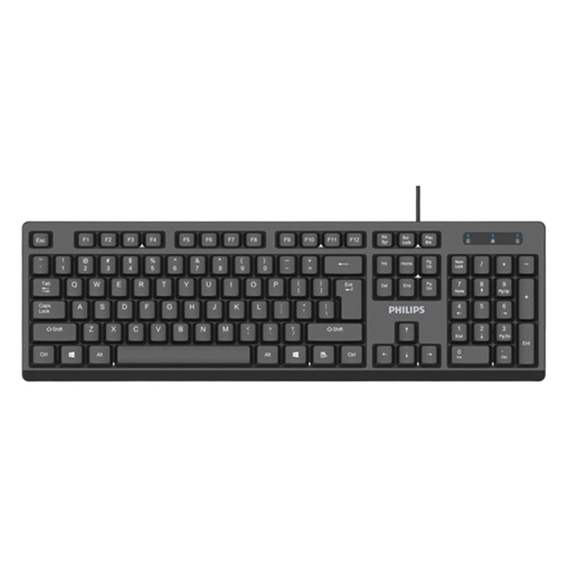 Комплект клавиатуры и мыши Aig Aiguo для ноутбуков и настольных компьютеров, проводная USB-клавиатура для офиса и бизнеса