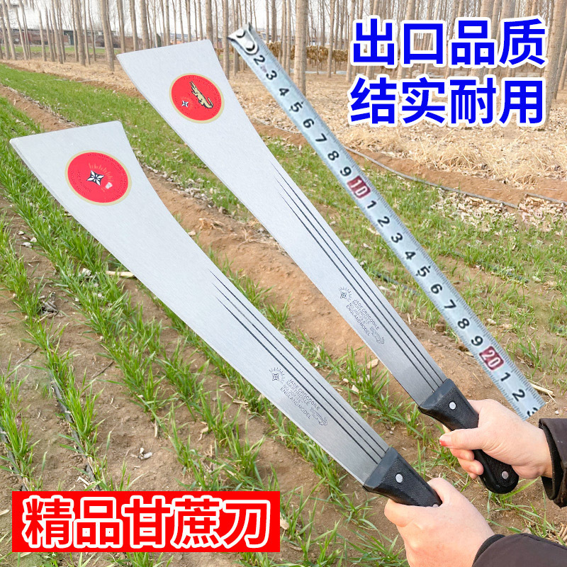 Exportación M206 cuchillo de caña de azúcar acero manganeso templado cortar árboles cortador de madera al aire libre cuchillo de pesca cuchillo de Nigeria