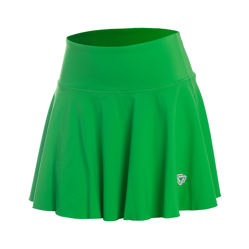 Anti-exposición falsa falda deportiva de dos piezas de verano de las mujeres nueva falda de yoga transpirable de alta elasticidad falda de Bádminton