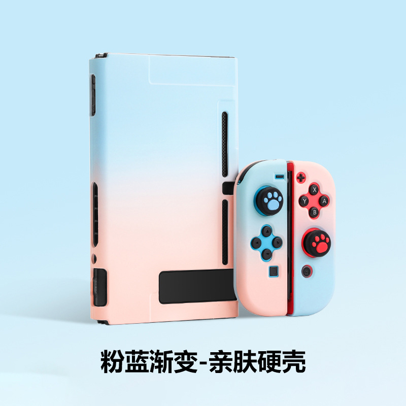 Nintendo switcholed interruptor de la cáscara protectora OLED cristal transparente caso suave de silicona caso dividido caso duro