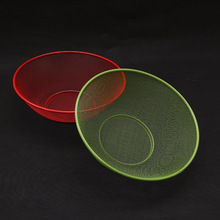 家用厨房彩洗菜篮子洗菜盆网篮圆形水果篮家用沥水淘米彩米篮