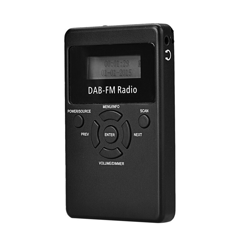 Portable mini DAB digital radio mini digital DAB + FM radio