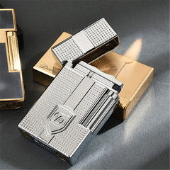 Ruifeng RF519 simple loud sound lighter kerosene grinding wheel open flame side firing high-end gift lighter manufacturer direct sale