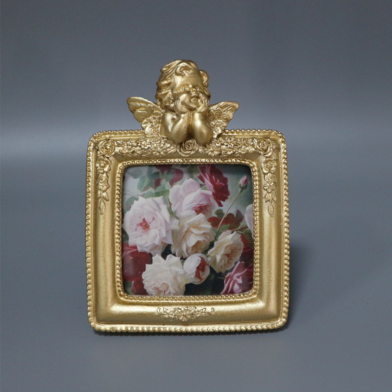 European Retro Little Angel Photo Frame Wall Hanging Desktop Cabinet Ornaments Shooting Props Resin Picture Frame Wholesale Factory European Retro Little Angel Photo Frame Wall Hanging Desktop Cabinet Ornaments Shooting Props Resin Picture Frame Wholesale Factory