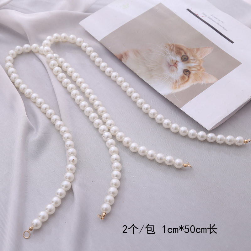 2 pcs/bag Cadena de la Perla del 1cm
