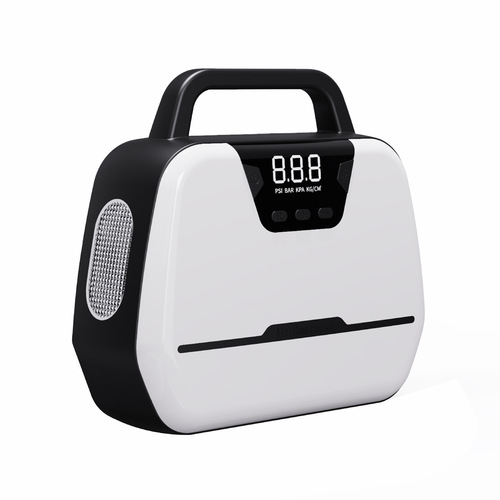 Car air pump AV/DC AIR POMP car home dual-use digital display with lighting air pump inflator high power