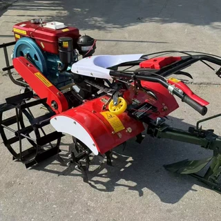升级版柴油八马力微耕机 多功能四驱后旋耕田机 旋地机使用方式