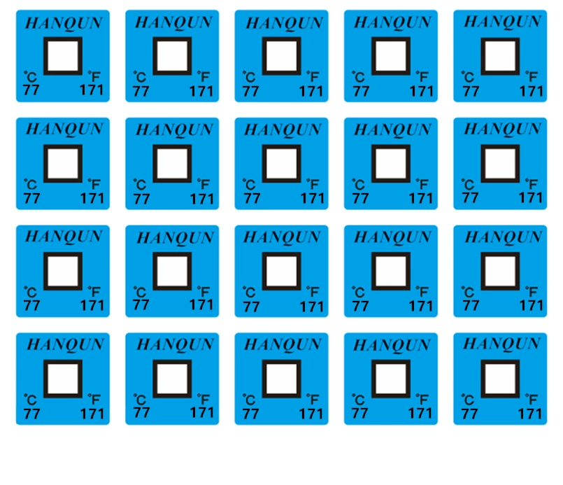 HWDJ-77 бумага для измерения температуры с изменением цвета группа Han необратимый патч для измерения температуры индикатор температуры изменение цвета ручка чувствительная к температуре полоса