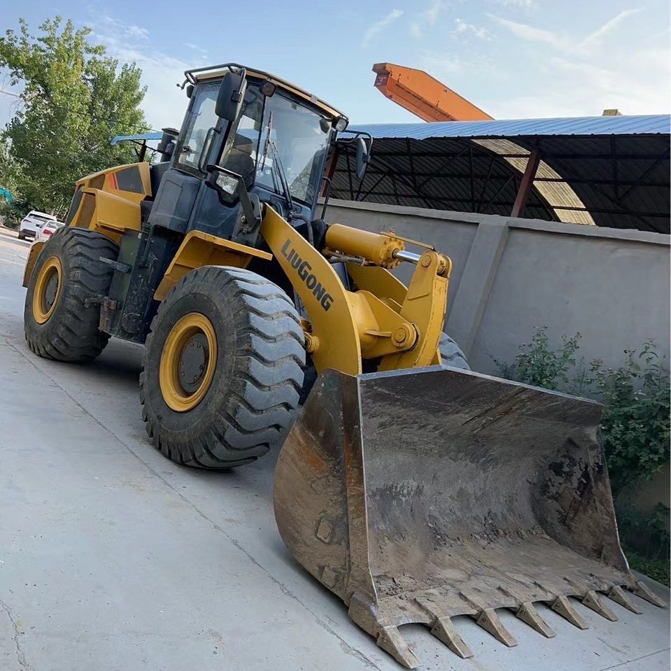 Exportación de línea especial de comercio exterior de segunda mano cargador de sauce 856 956 966 855 gran tonelaje carretilla elevadora