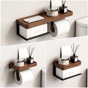 Bathroom Storage Rack Without Punching Toilet Paper Towel Holder Toilet Paper Shelf Bathroom Toilet Paper Roll Tissue Box