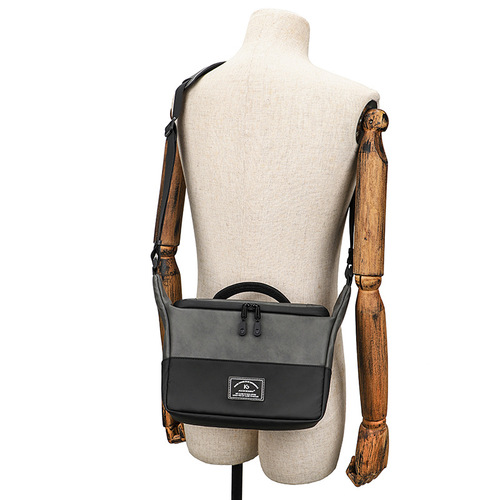 Cross-border new PU shoulder crossbody photography bag SLR camera bag photography digital camera bag lens storage bag
