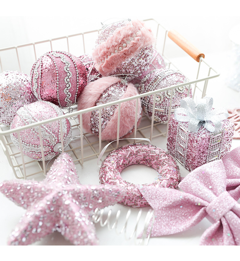 Christmas IG Style Letter Ball Bow Knot Plastic Foam Party Festival Hanging Ornaments display picture 7