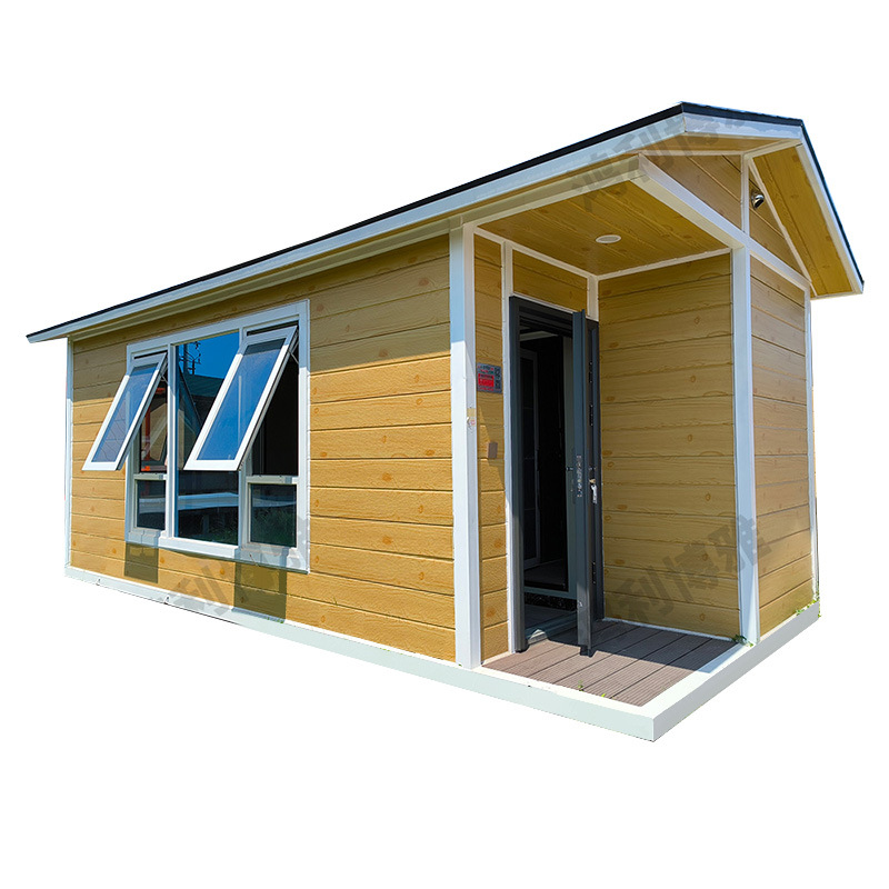 Casa móvil integrada de contenedores casa integrada de tablero móvil casa de acero ligero alojamiento móvil oficina temporal