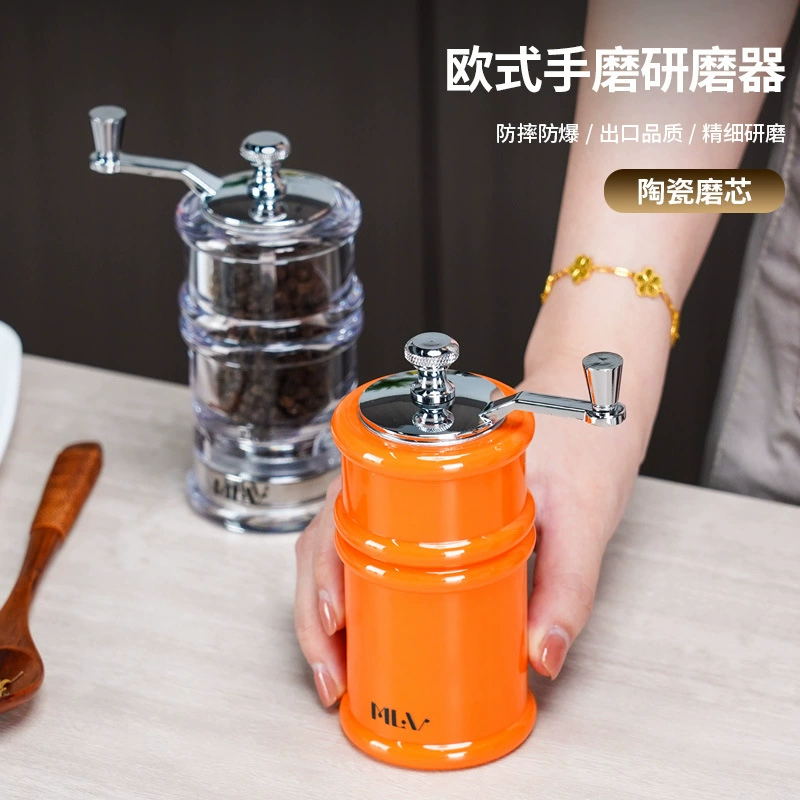 Ретро ручная шлифовальная молотка для перца розы и морской соли