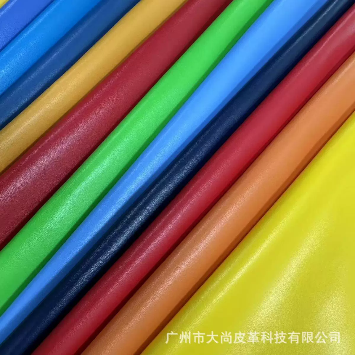 工厂直供现货0.7PU环保纳帕纹 人造皮革箱包手袋文具工艺品面料