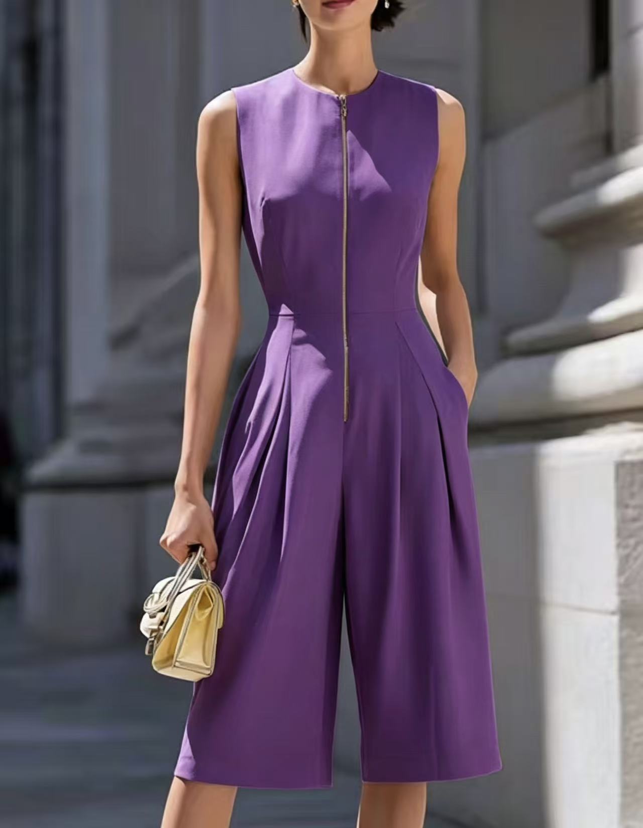 2026 Europa y los Estados Unidos transfronterizos Amazon Europa y los Estados Unidos ropa de mujer tendencia temperamento de moda comercio exterior viajeros mono mono mono pantalones de piernas anchas